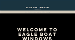 Desktop Screenshot of eagleboatwindows.co.uk